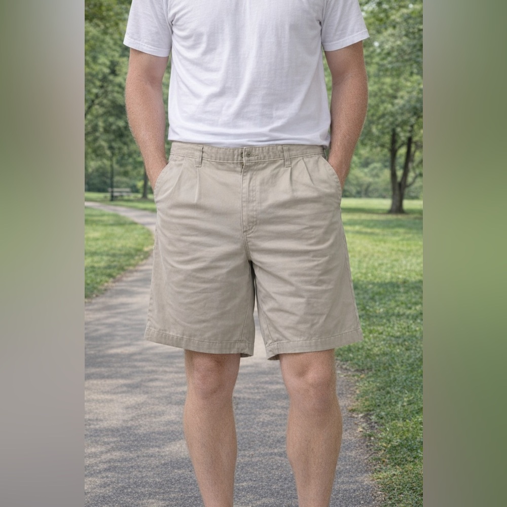 Carhartt Khaki Chino Shorts Men’s Size 38 Cotton Work Casual Classic Fit